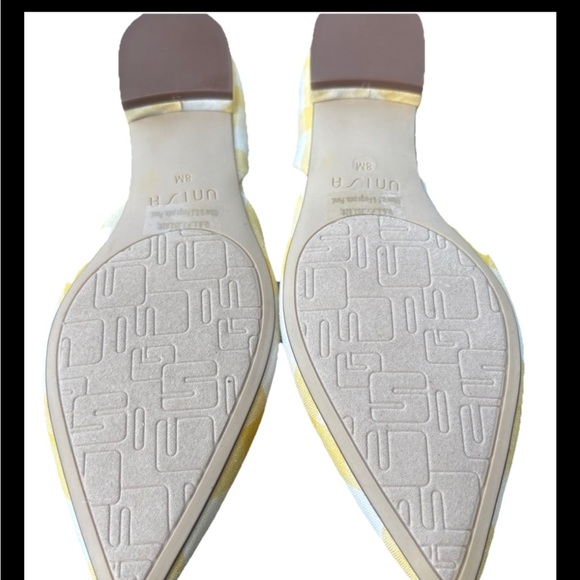 Unisa Yellow Gingham Flats – Women’s Size 8M - NWOT - Picture 4 of 6